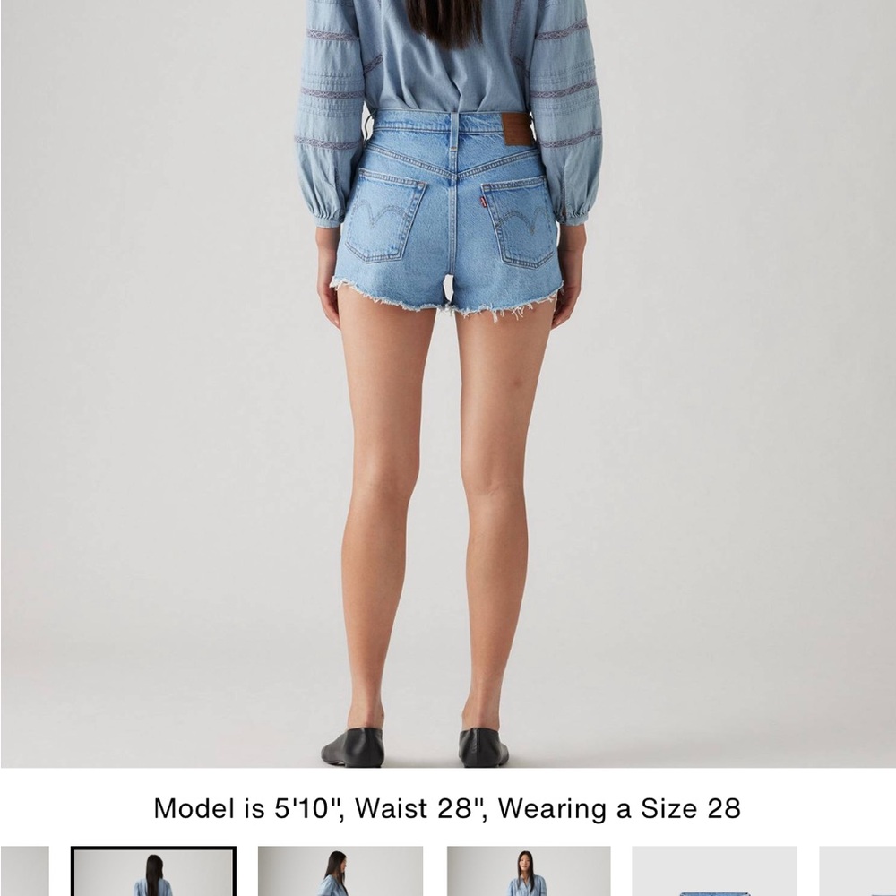 Levi’s Original Fit High Rise Shorts